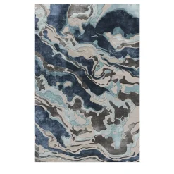 Tappeto Stardust Celestine Grigio e Blu