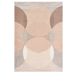 Tappeto Striking Circles Nude di Alicja Palys