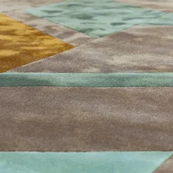 Tappeto Tangram Autumn Asymmetrical Polychrome di Dainelli Studio