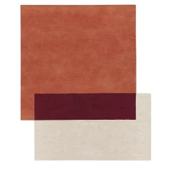 Tappeto Teorema Squares Asymmetrical di Elisa Ossino
