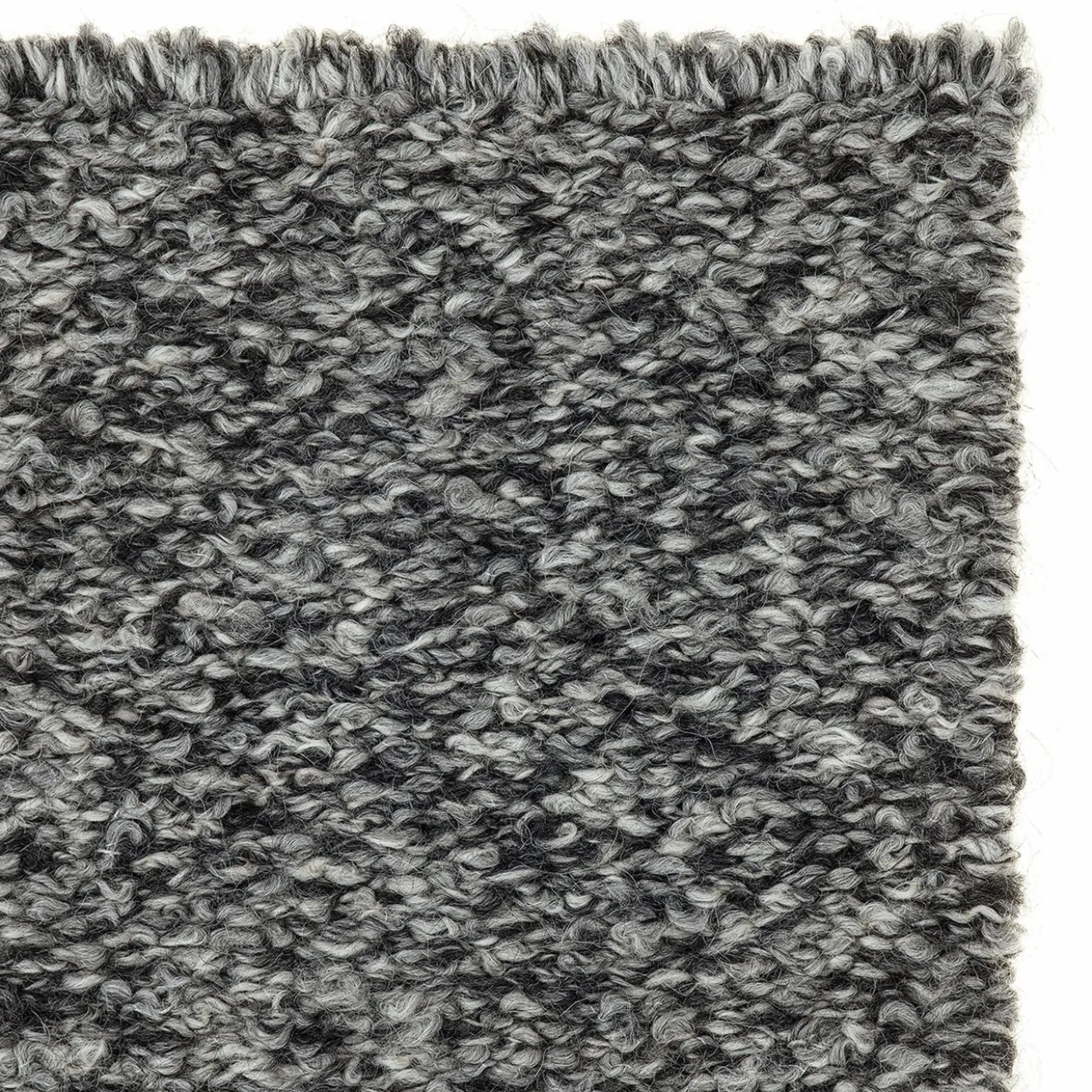 Tappeto Terra in alpaca e lana grigio di Ignacia Murtagh