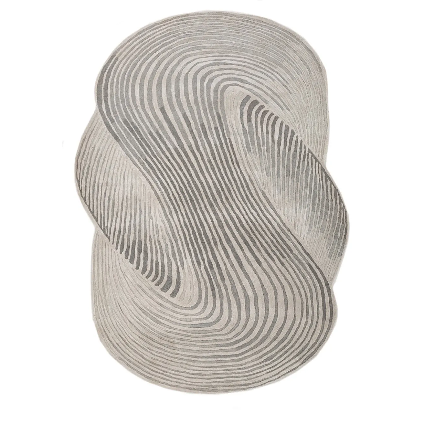 Tappeto Tessutoa Mano Bluebell & Classic Grey