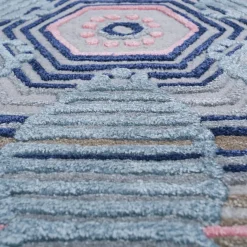 Tappeto Tessutoa Mano Deep Navy