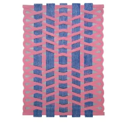 Tappeto Tessutoa Mano Powder Blue