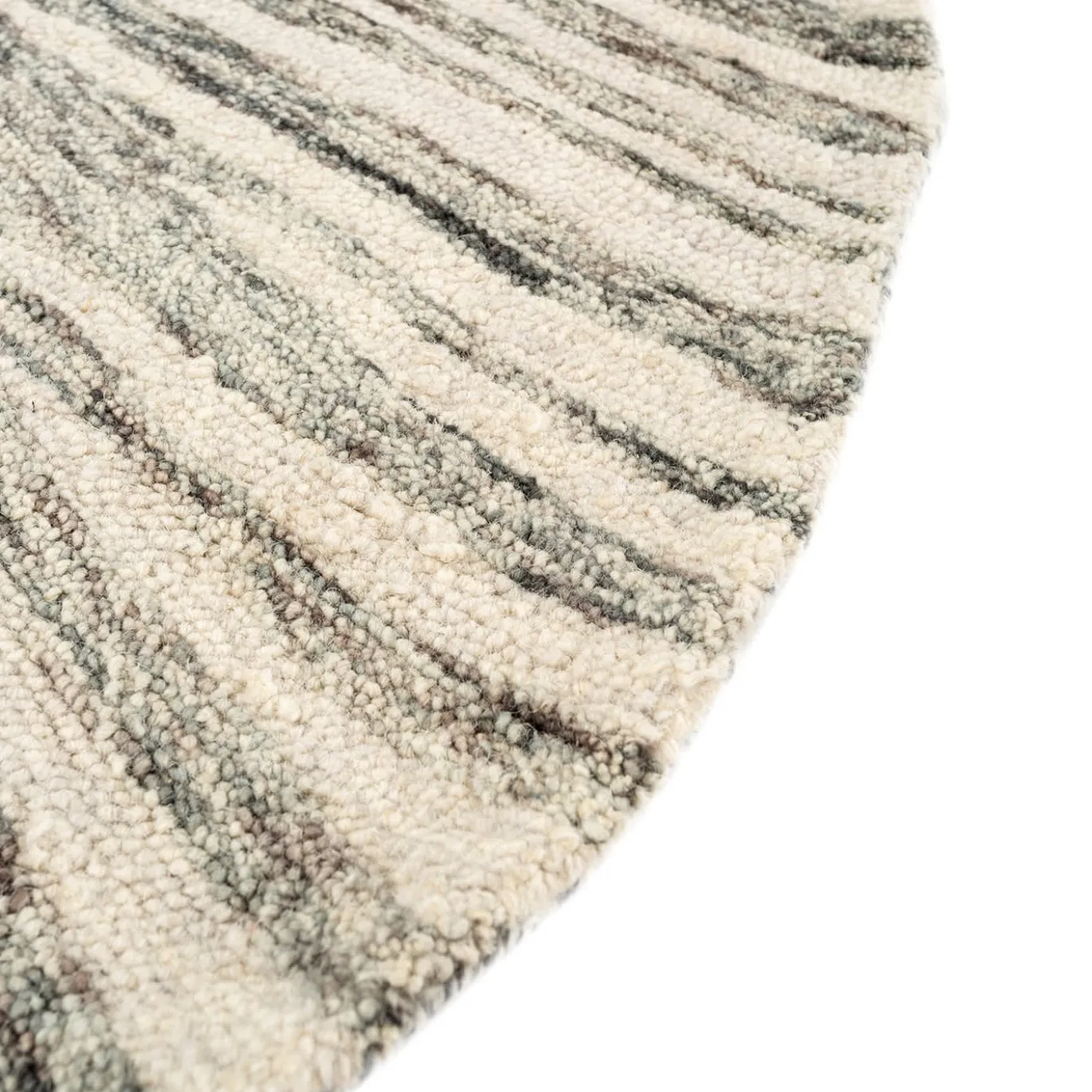 Tappeto Tessutoa Mano Stone Blue & Antique White