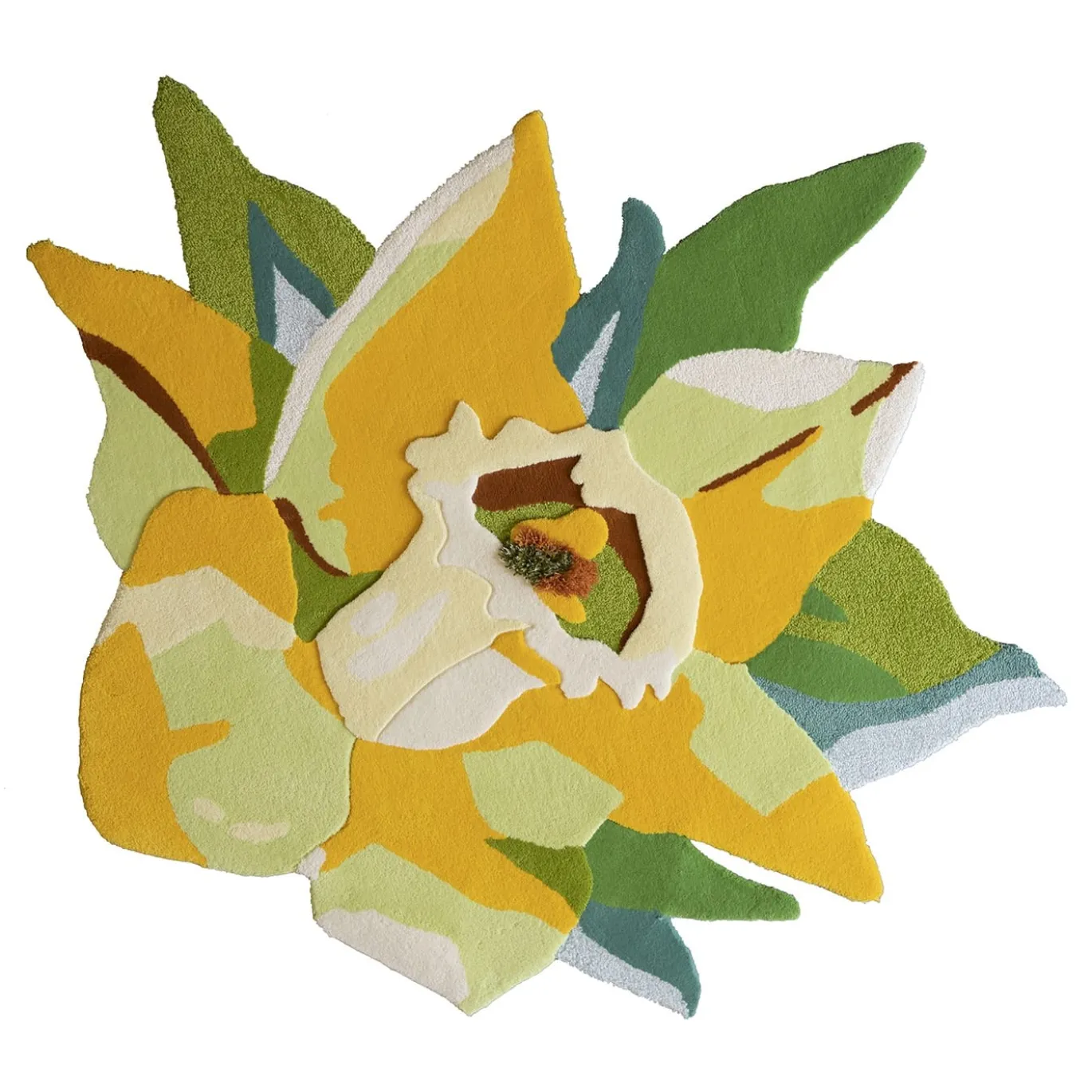 Tappeto Vanità Flower Policromo di Ken Scott