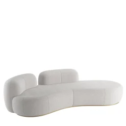 Tateyama 2Bl Xl Pearl Bouclè Sofa