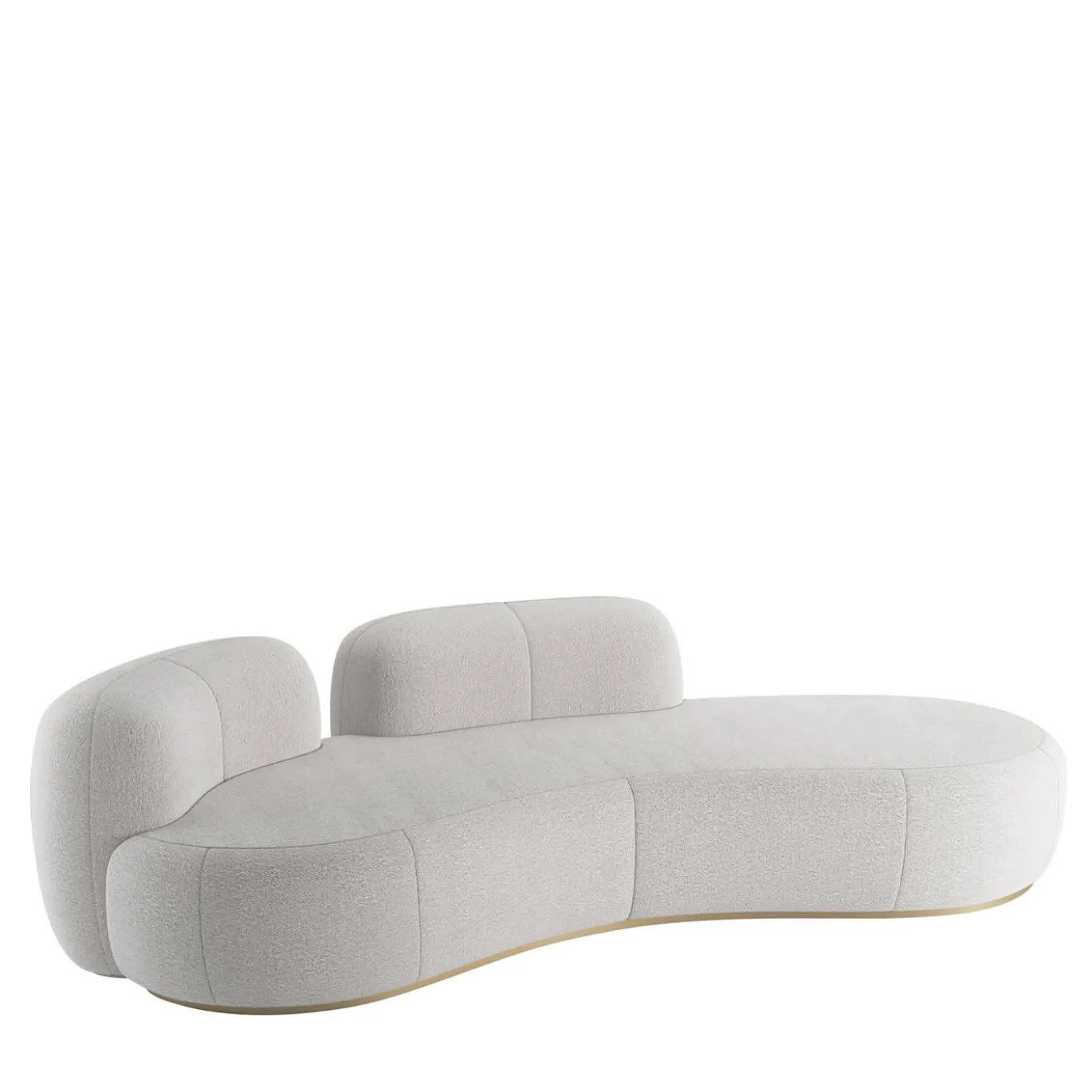 Tateyama 2Bl Xl Pearl Bouclè Sofa