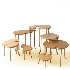 Tavo B Set di tavoli modulari a 7 pezzi in edizione limitata di Giuliano-Fukuda