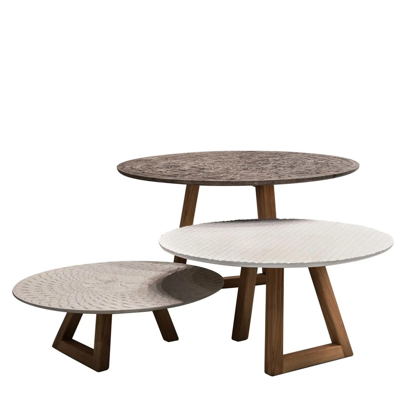 Tavoli Nichi Nesting Set of 3 di Marella Ferrera