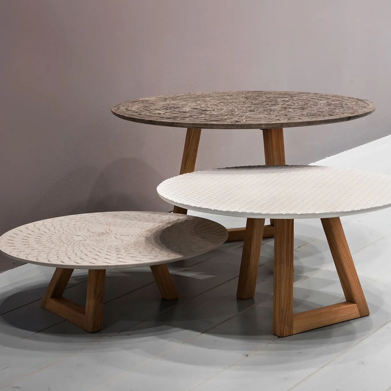 Tavoli Nichi Nesting Set of 3 di Marella Ferrera