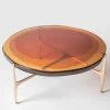 Tavolino Agatha Big Top in Resina Arancione R44