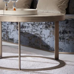 Tavolino Alfio Gold di Ciarmoli Queda Studio