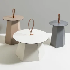 Tavolino alto Aile taupe