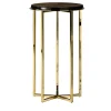 Tavolino alto Elliot Plus in oro
