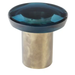 Tavolino Alto Jade in Resina Blu R13