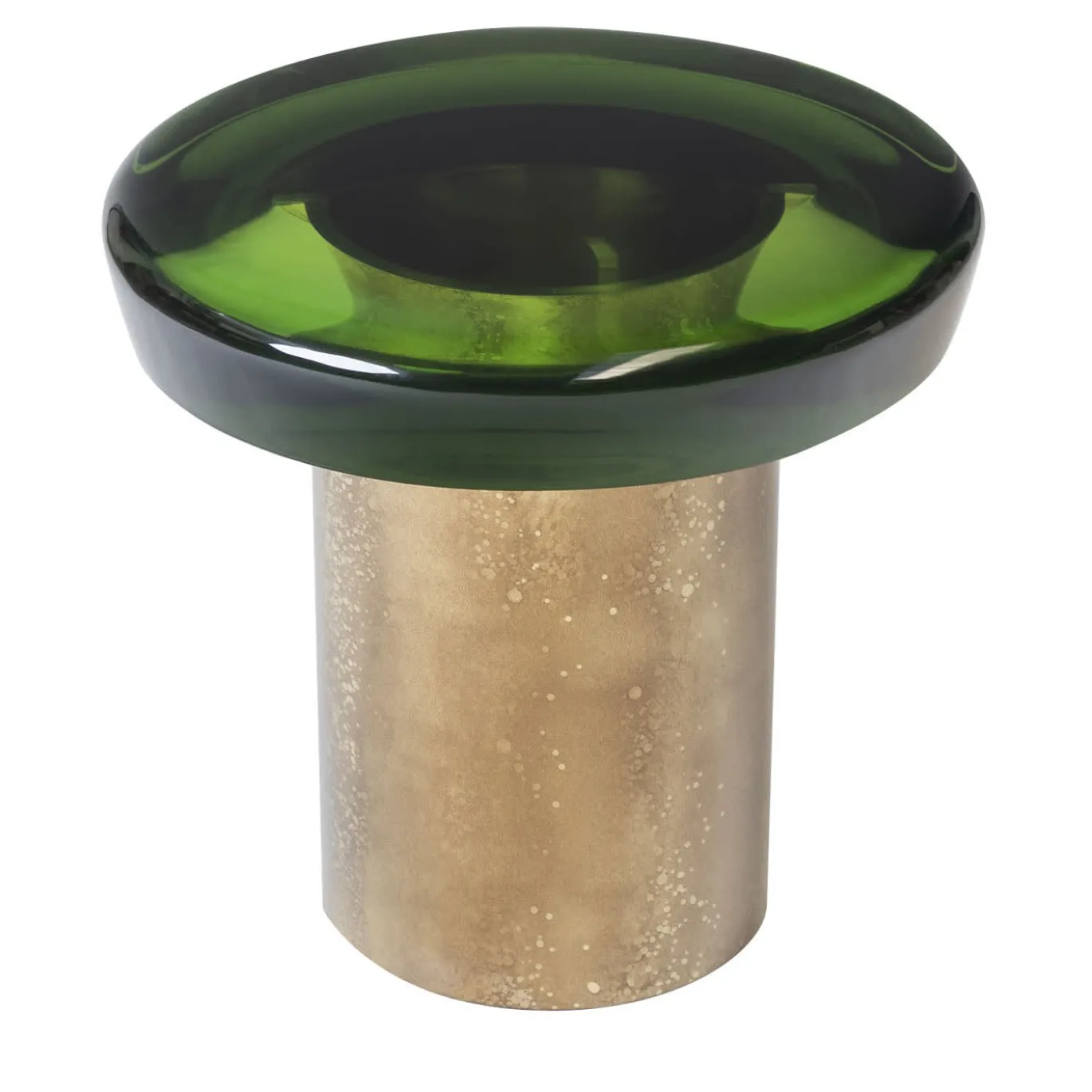 Tavolino Alto Jade in Resina Verde R18