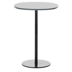 Tavolino alto nero Solenoide di Piero Lissoni