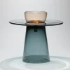 Tavolino Angel Low blu e rosé