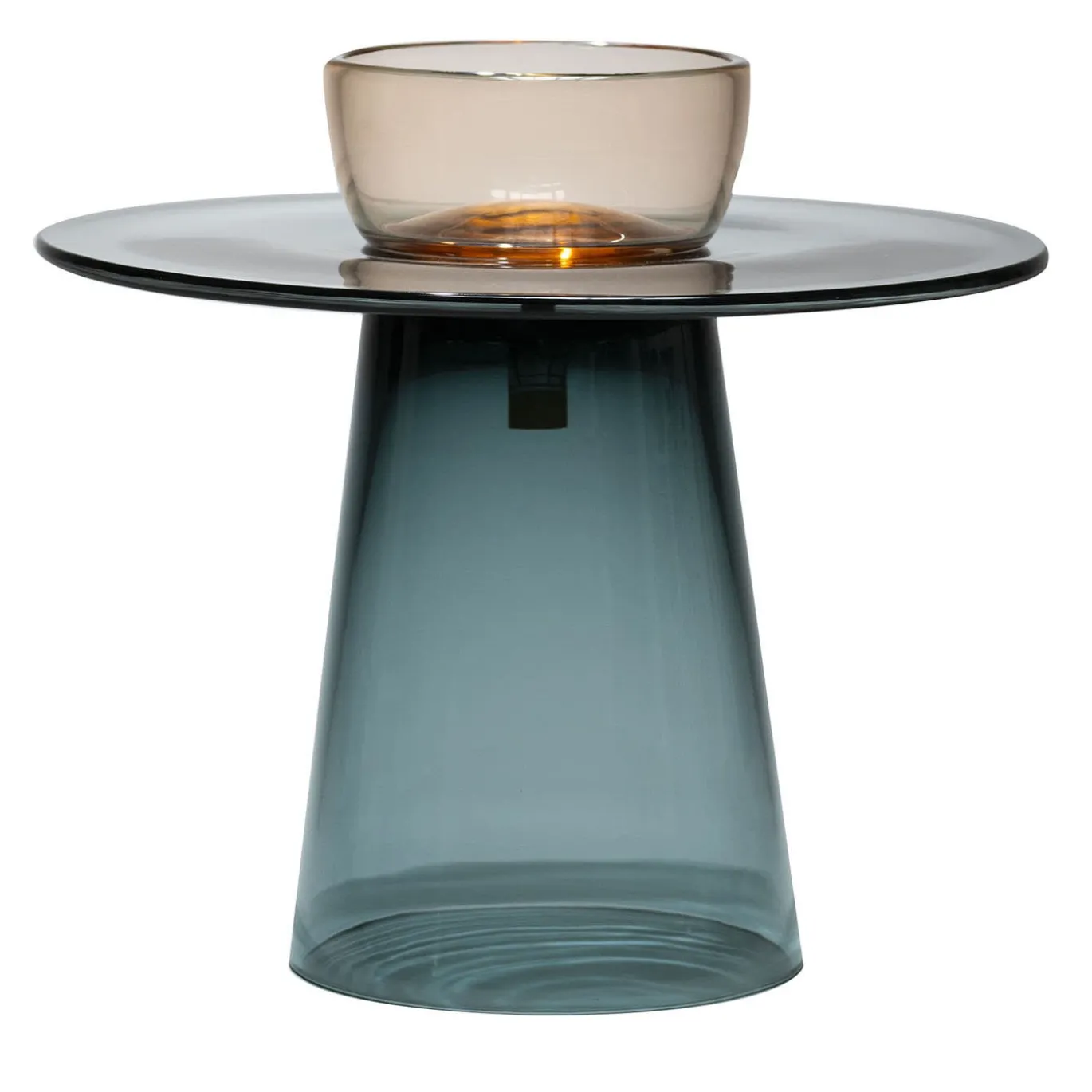 Tavolino Angel Low blu e rosé