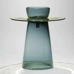 Tavolino Angel Mid-Low blu e verde