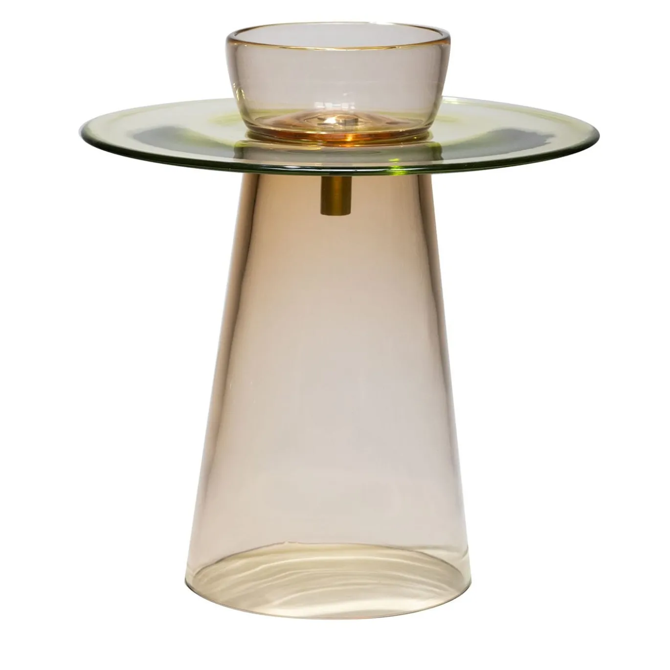 Tavolino Angel Mid-Low Rosé e Verde