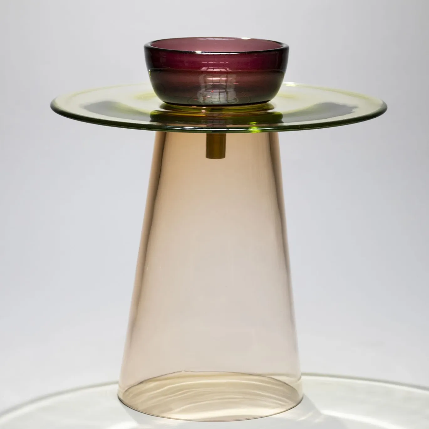 Tavolino Angel Mid-Low Rosé-Verde-Amehyst