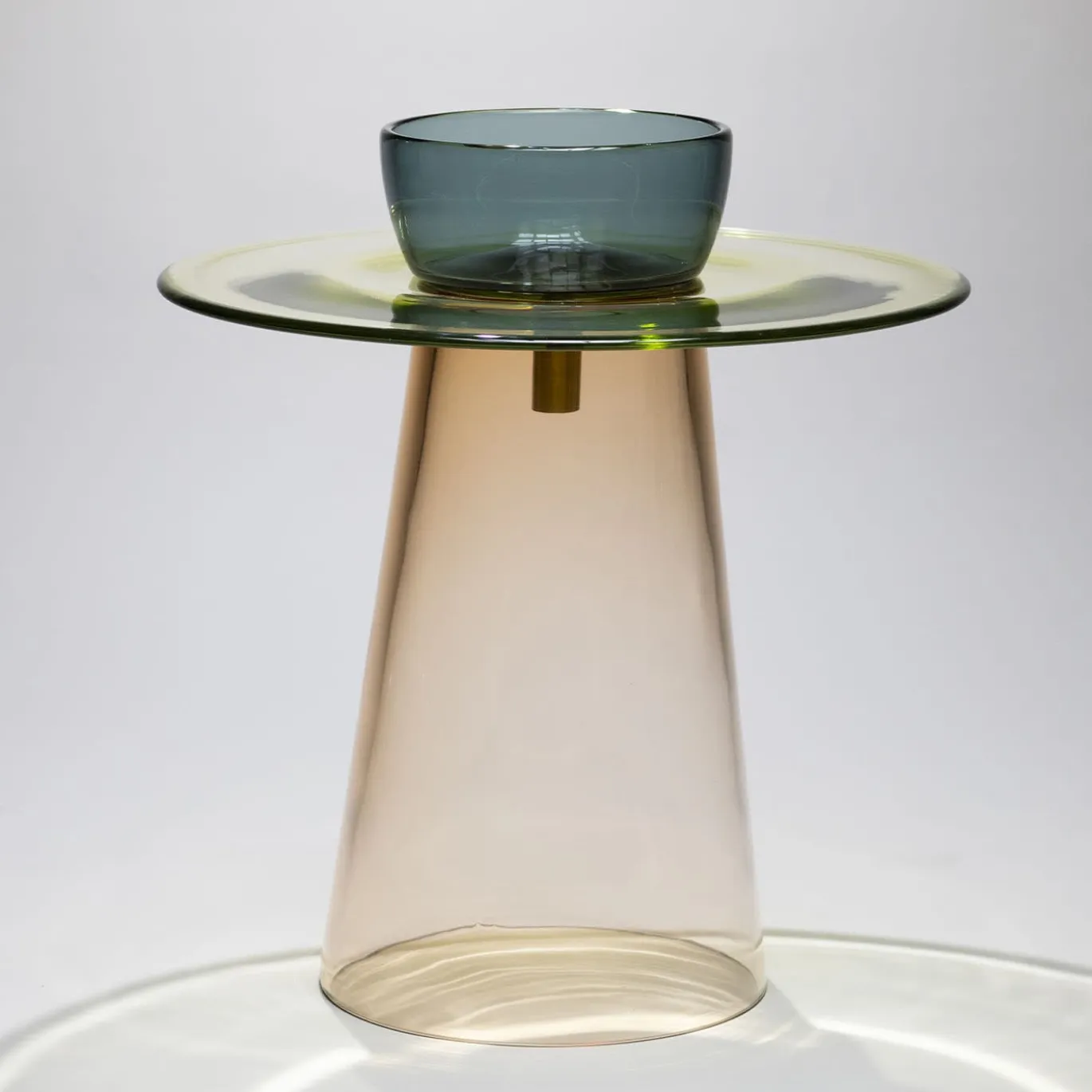 Tavolino Angel Mid-Low Rosé-Verde-Blu