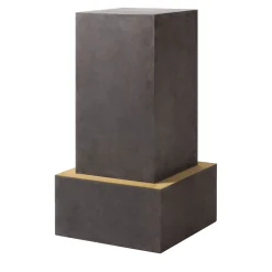 Tavolino Ara Plinth N.1 in Pelle