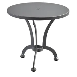 Tavolino Archi Round in acciaio inox