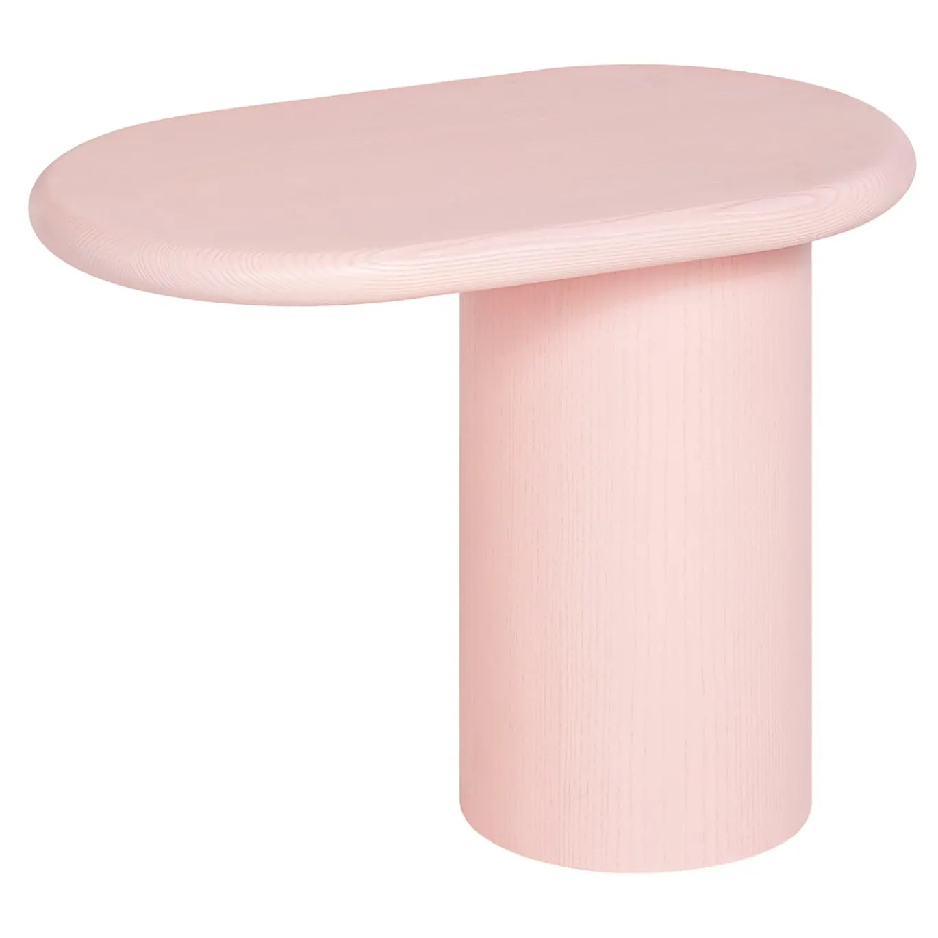 Tavolino a sbalzo in legno di frassino rosa S