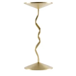 Tavolino Balance multifunzionale in bronzo dorato di Millim Studio