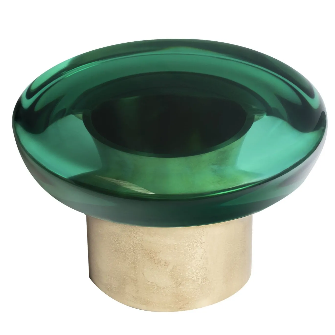 Tavolino Basso Jade in Resina Verde R16