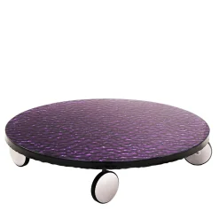 Tavolino Basso Lagoon Lavanda con Ruote