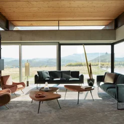 Tavolino Basso Mexique in Noce di Charlotte Perriand