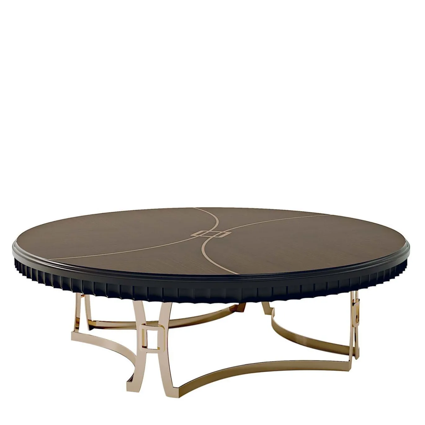Tavolino basso rotondo Glamour