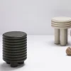 Tavolino basso rotondo Scala Beige