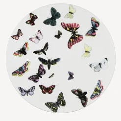 Tavolino bianco Farfalle