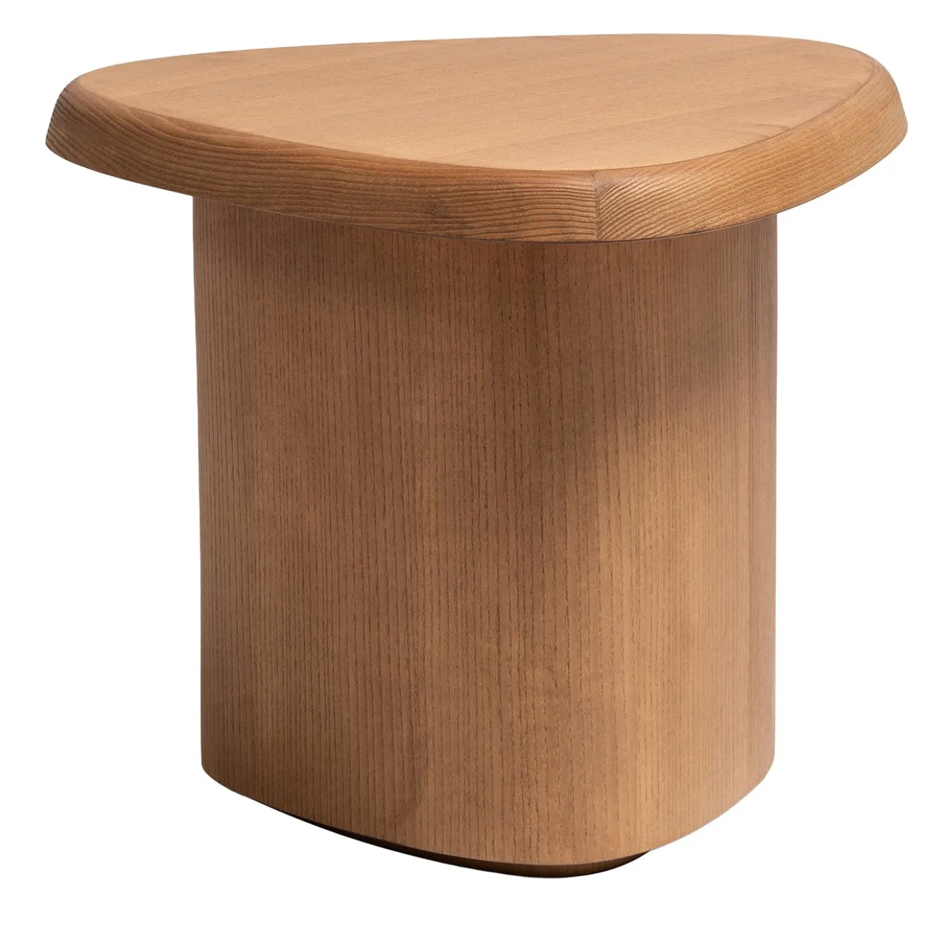 Tavolino Bitt in Legno con Finitura Lucida Miele