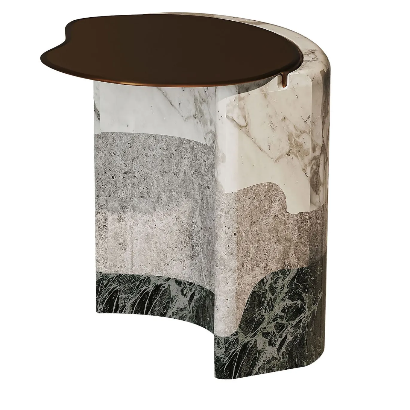 Tavolino Blocca in Marmo di Sheree Stuart Design