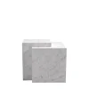 Tavolino Bloc in marmo bianco di Carrara by Martage Collection