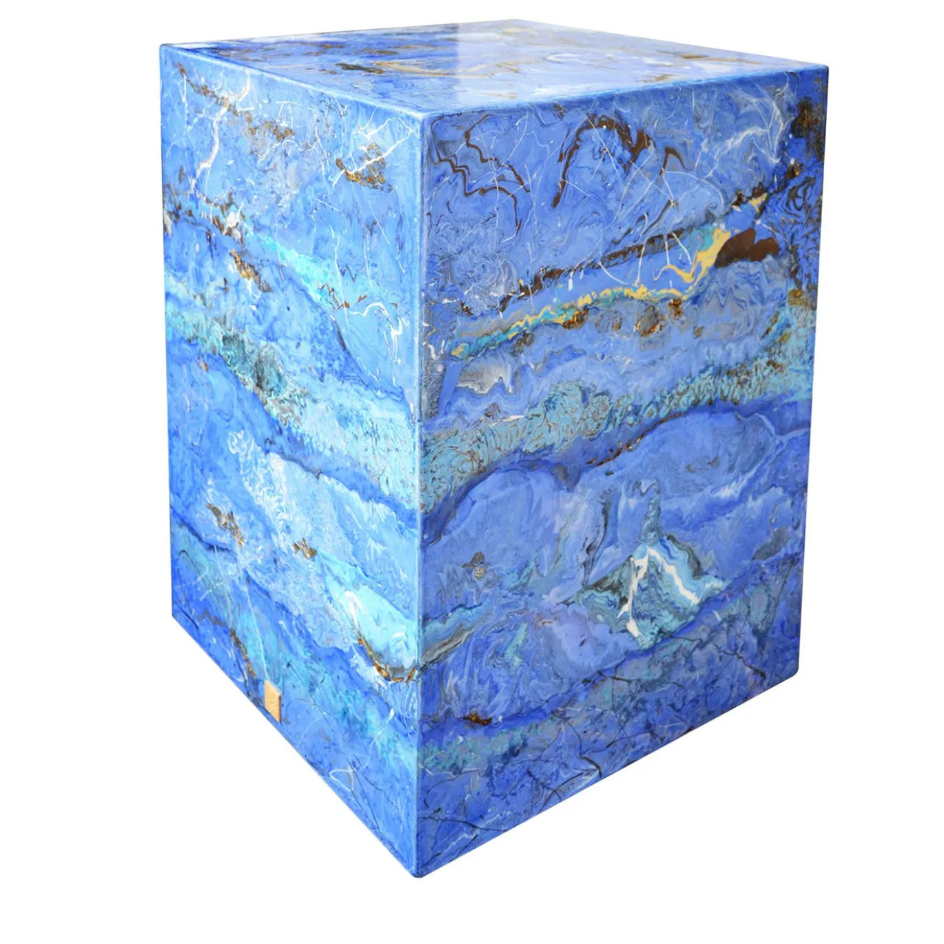 Tavolino blu oltremare