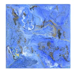 Tavolino blu oltremare