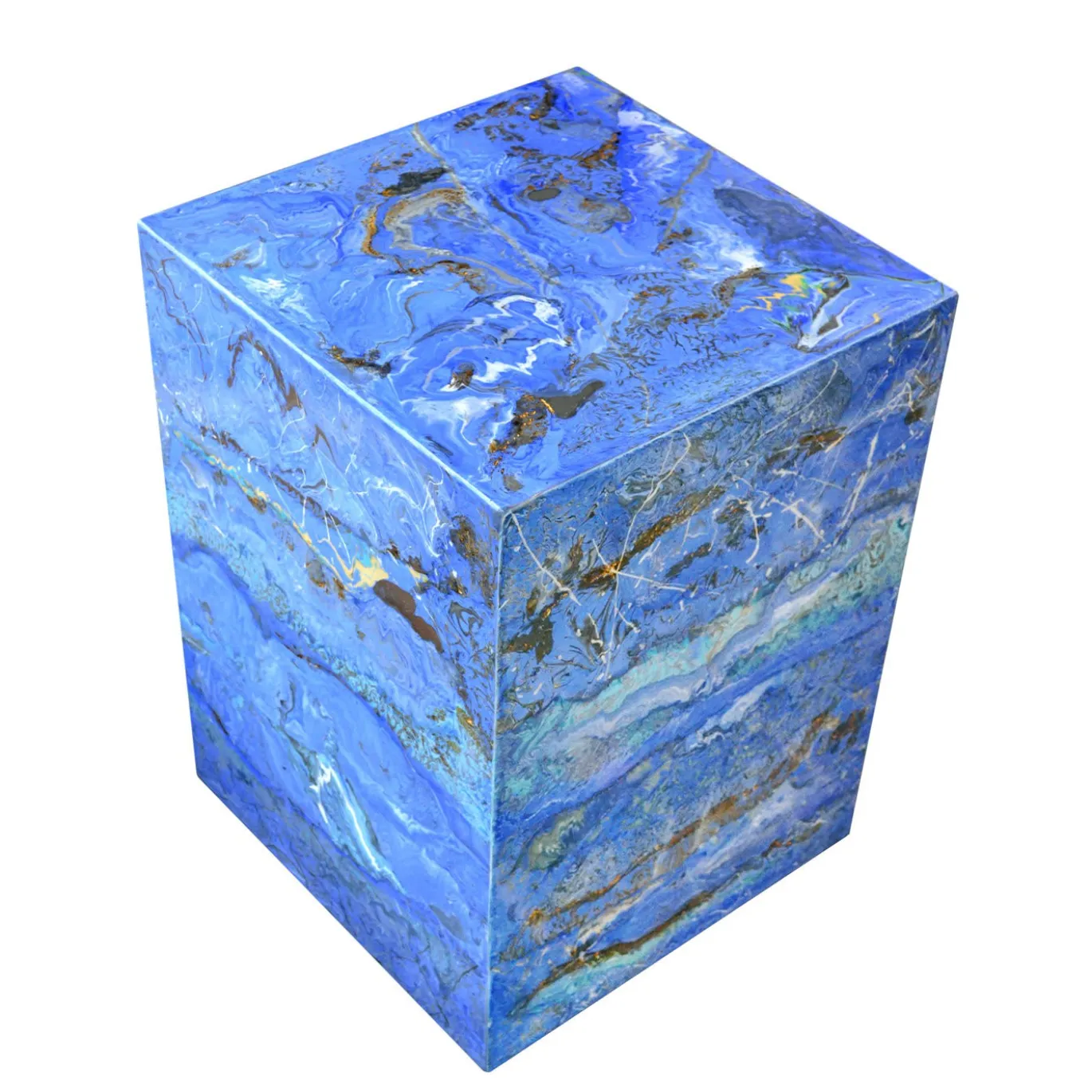 Tavolino blu oltremare