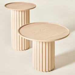 Tavolino Capitello in frassino naturale