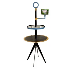 Tavolino Concentrico Valet con lampada