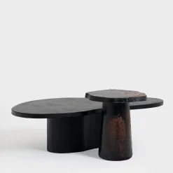 Tavolino Cork in legno rosso