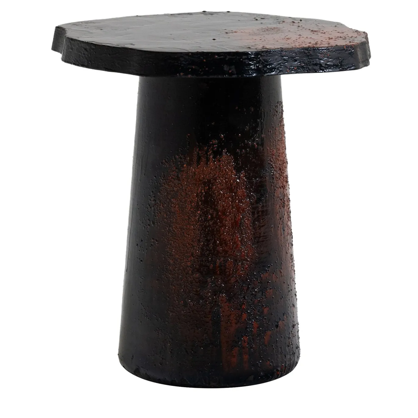 Tavolino Cork in legno rosso