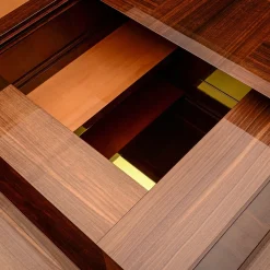 Tavolino Cubico in Legno Marrone
