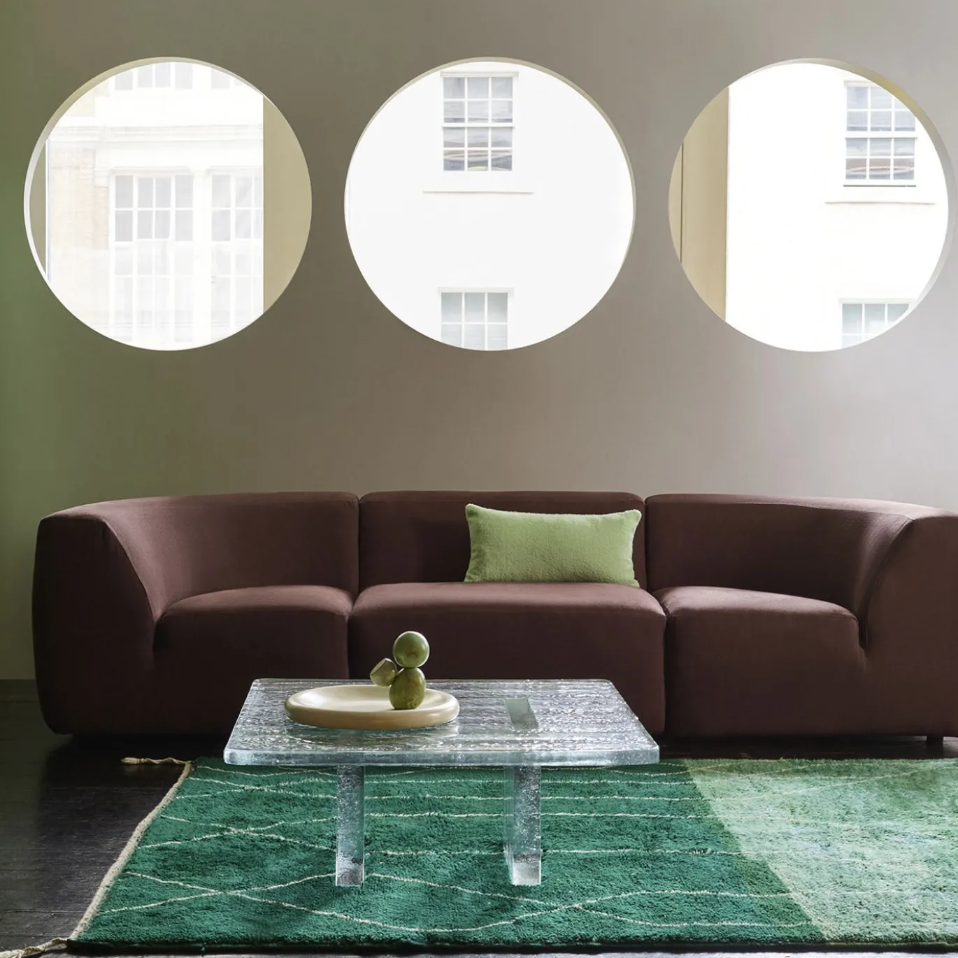 Tavolino da caffè Berg in vetro di John Pawson